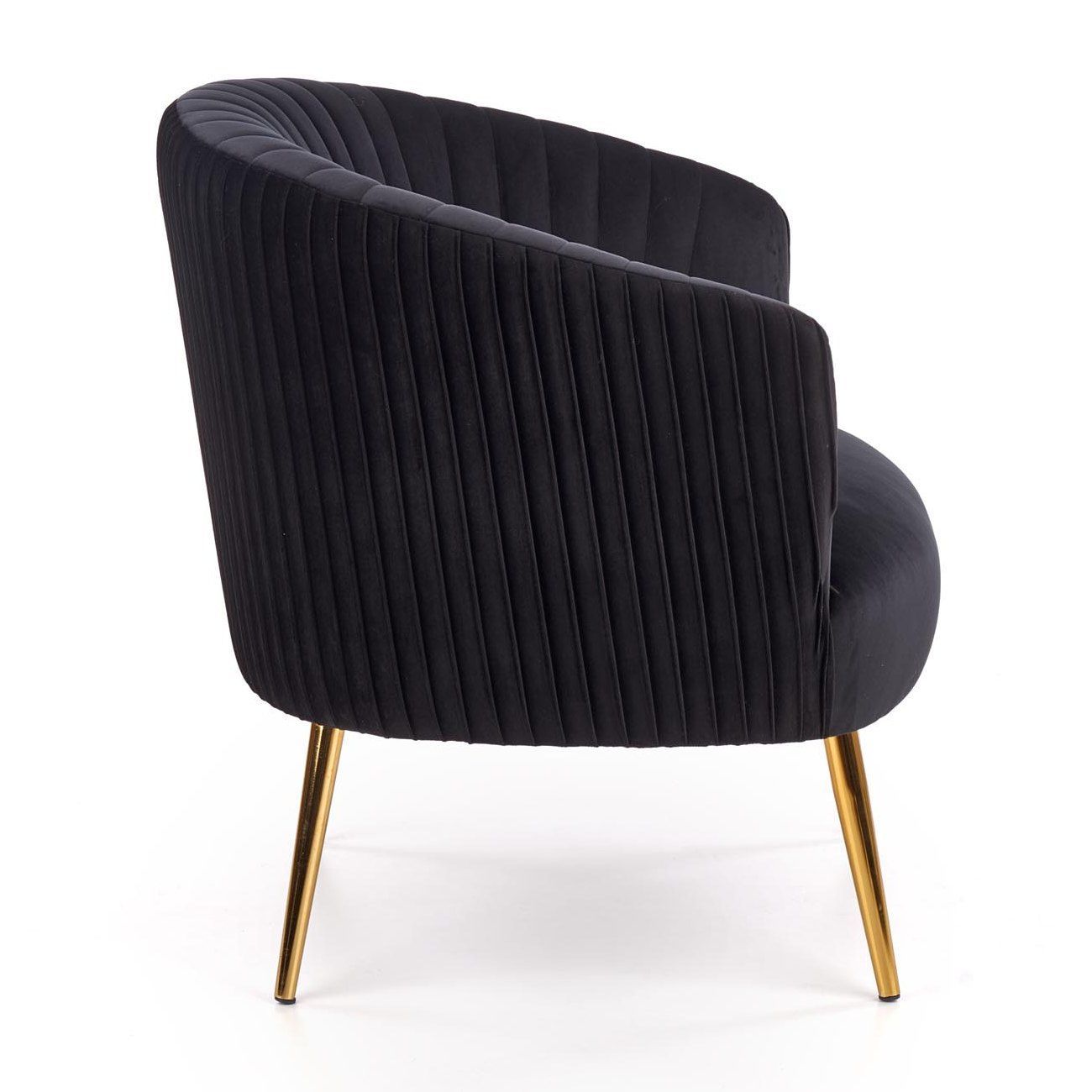 Кресло Halmar Crown черный/золотой, V-CH-CROWN-FOT-CZARNY