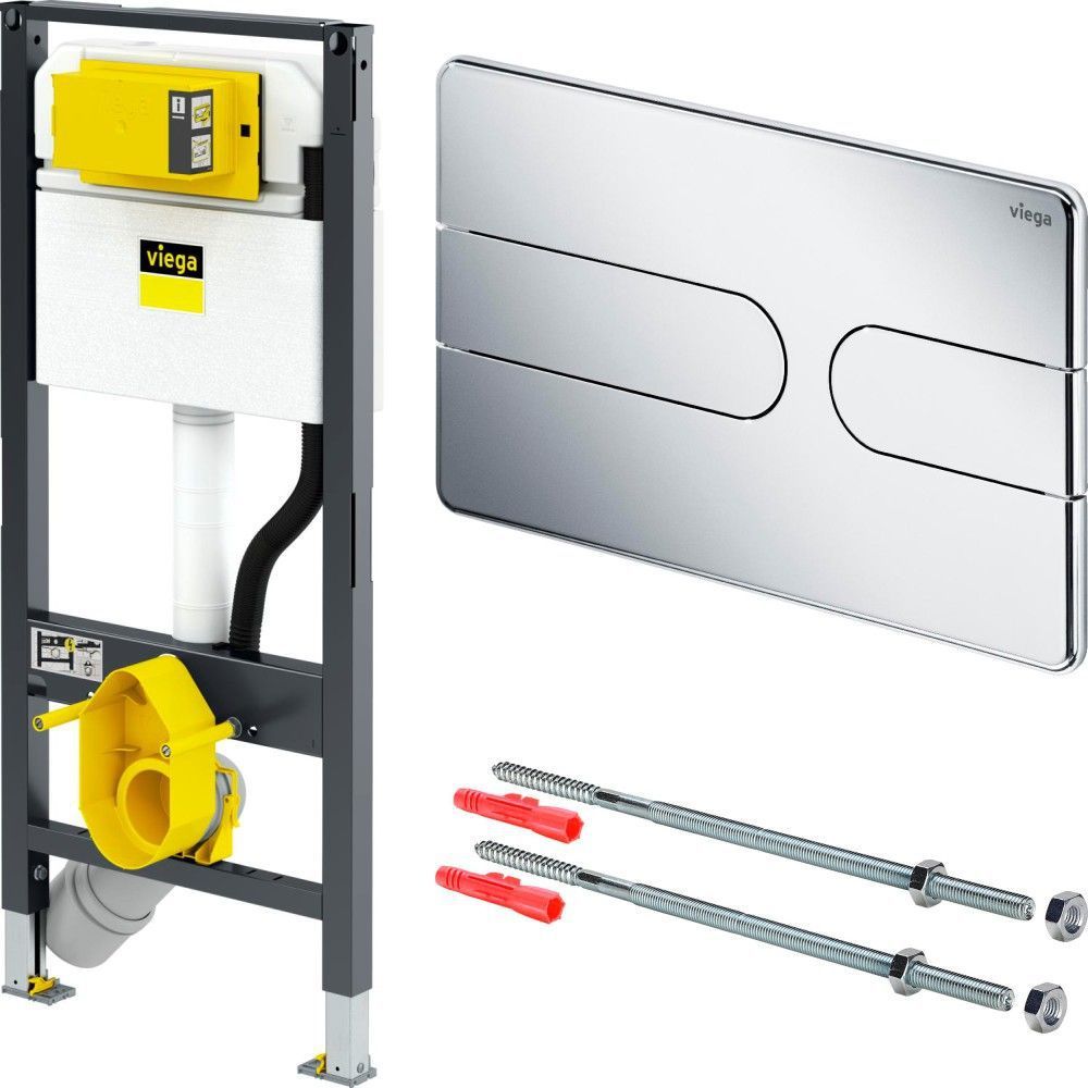 Инсталляция для унитаза Viega Prevista Dry, Vising for Style 23 хром, 8522.10, 792862