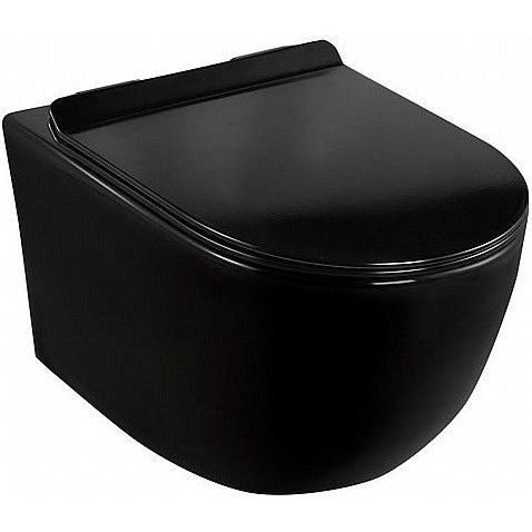 Унитаз подвесной безободковый Calani Loyd Black, CAL-C0020