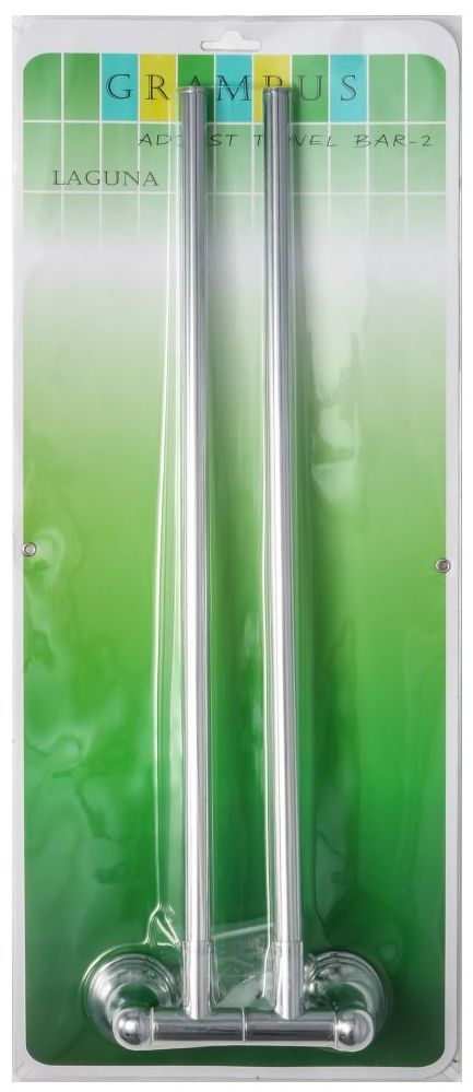 Полотенцедержатель поворотный двойной Grampus Laguna, GR-7802A