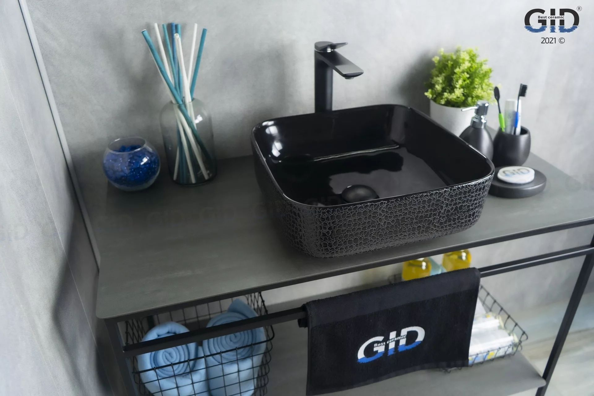 Умывальник Gid D1303H004 38.5x38.5, 53310