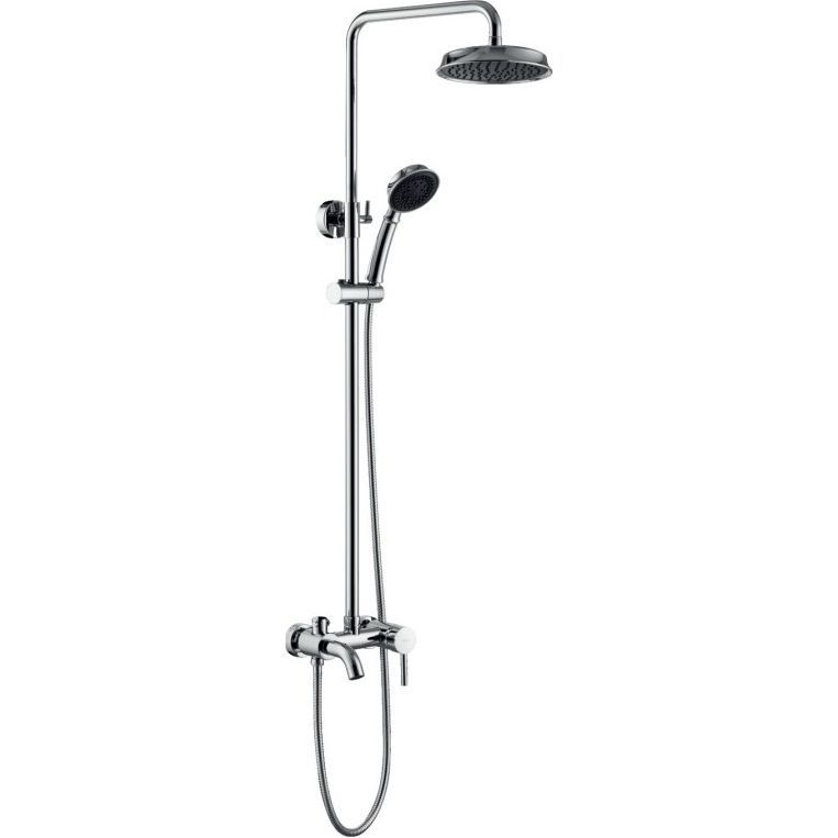 Душевая система с верхним душем, смесителем и ручной лейкой Haiba HB2407