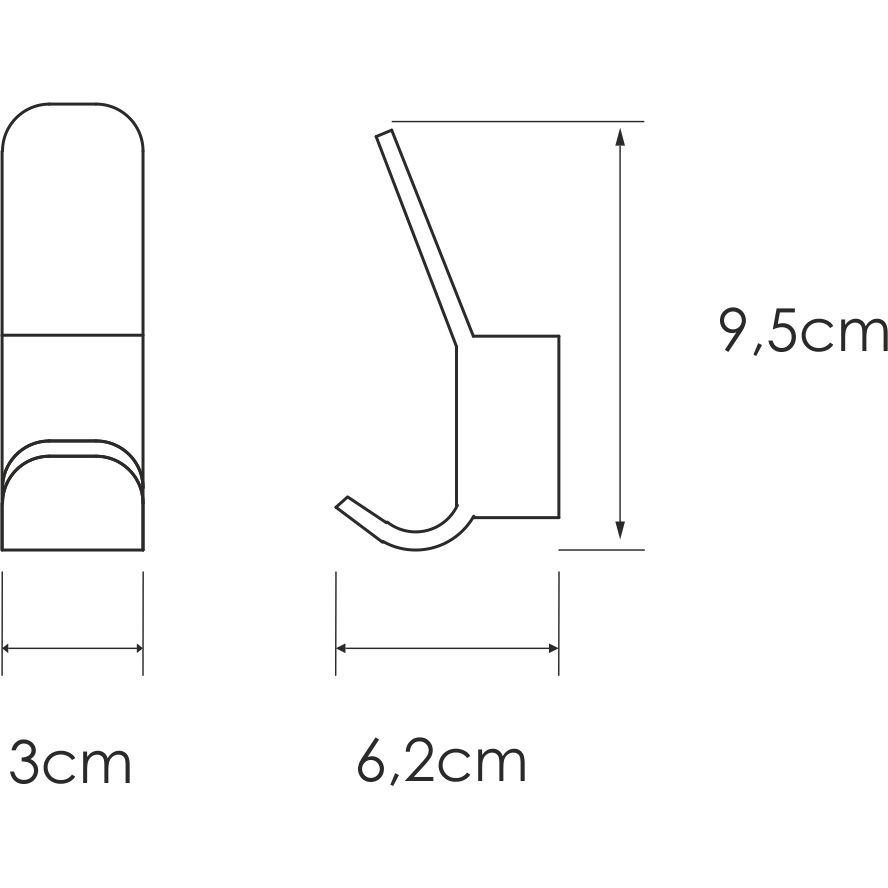 Крючок WasserKRAFT Leine, K-5023