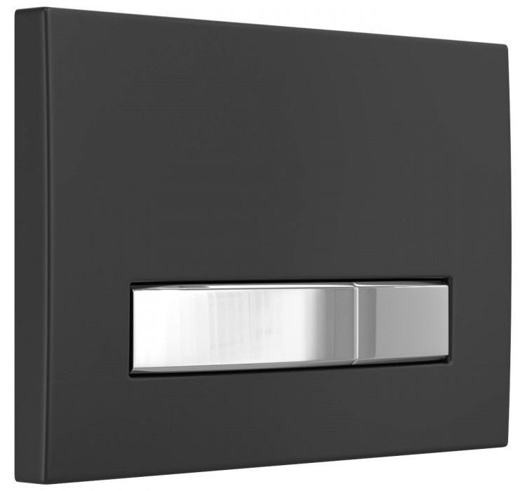 Инсталяция для скрытого монтажа унитаза Berges АТОМ Line 410 кнопка черная SoftTouch/хром, 040342