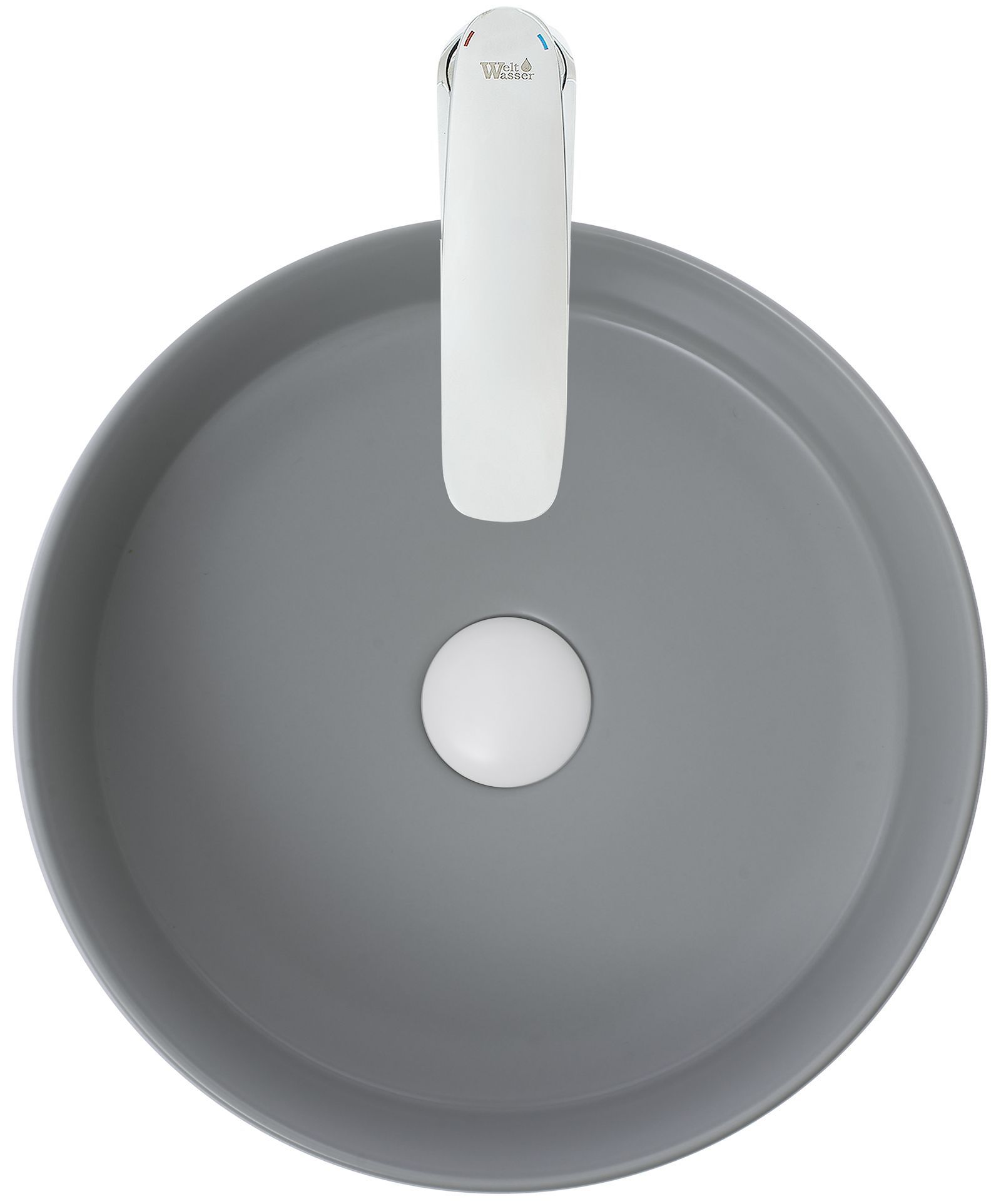 Раковина накладная WeltWasser ELBACH 3134 MFG 35.5x35.5