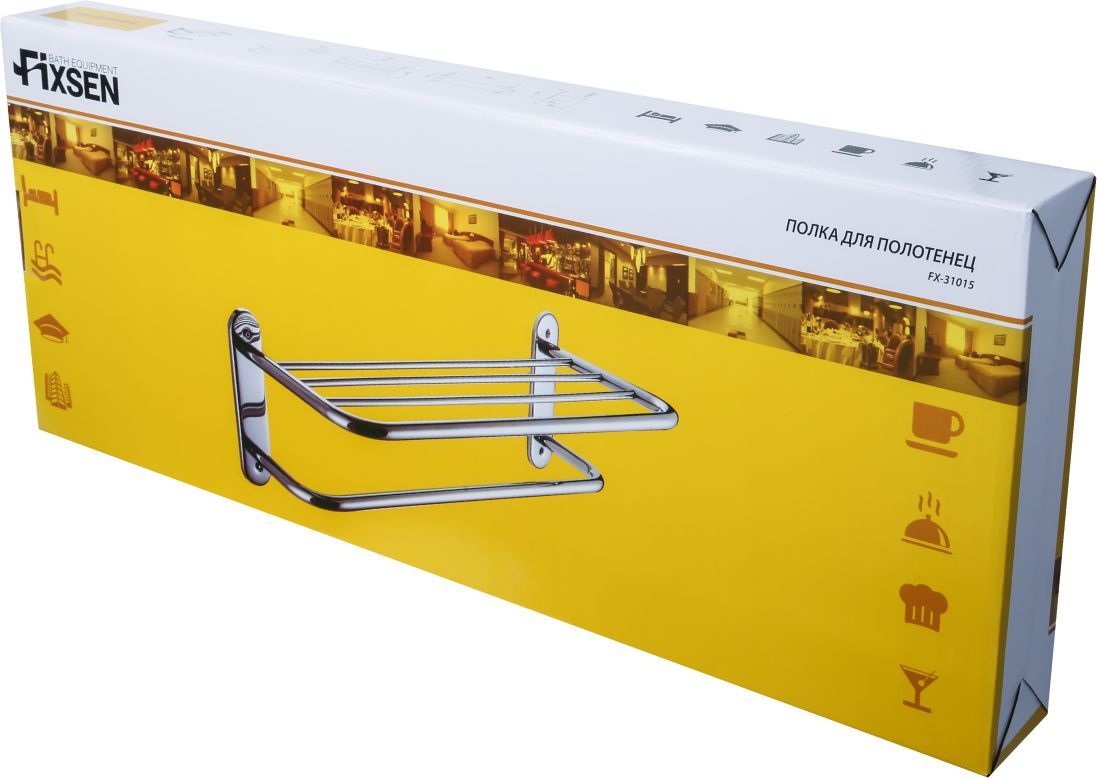 Полка для полотенец Fixsen Hotel 66 см, FX-31015