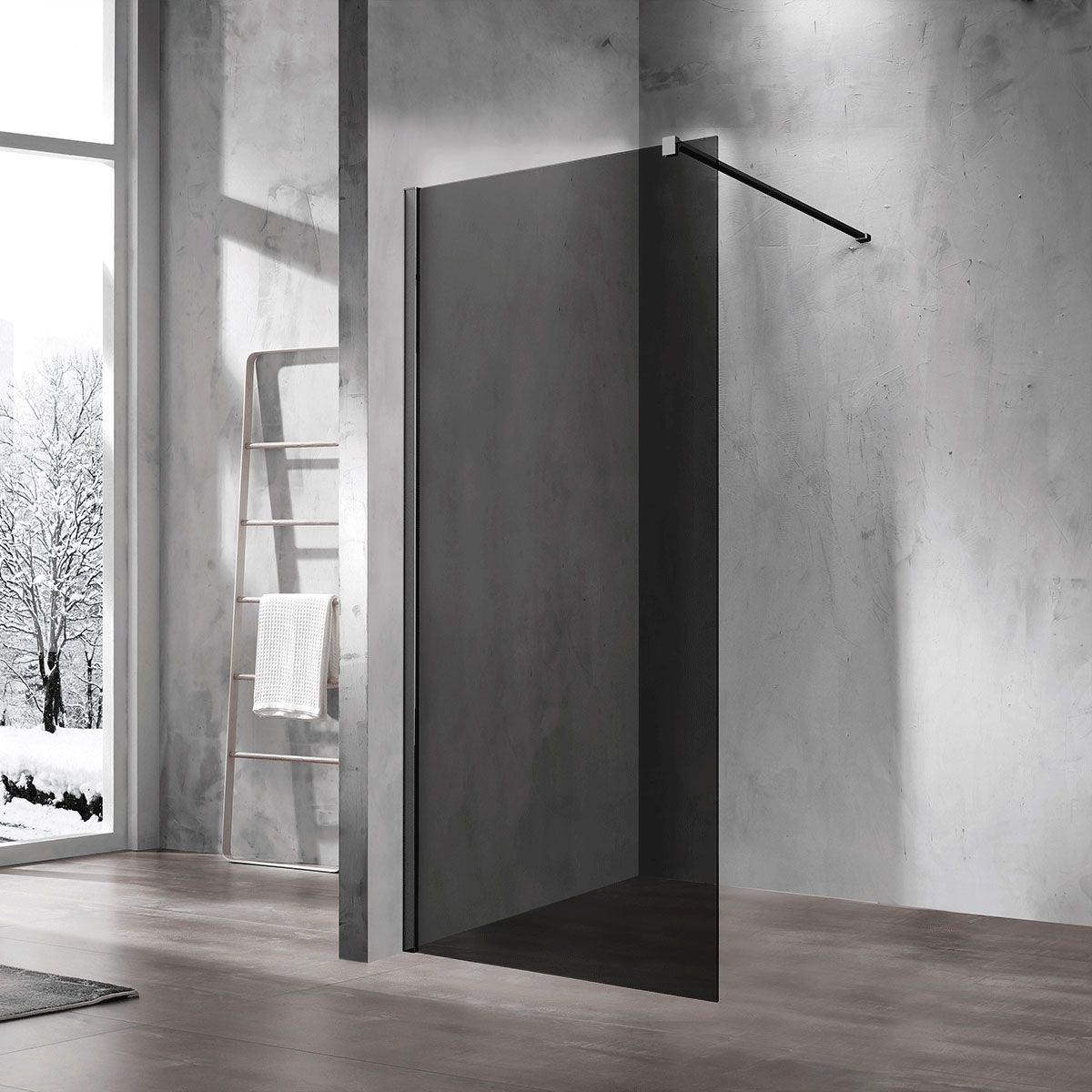 Душевая перегородка Vincea Walk-In 90, VSW-1H900CGB