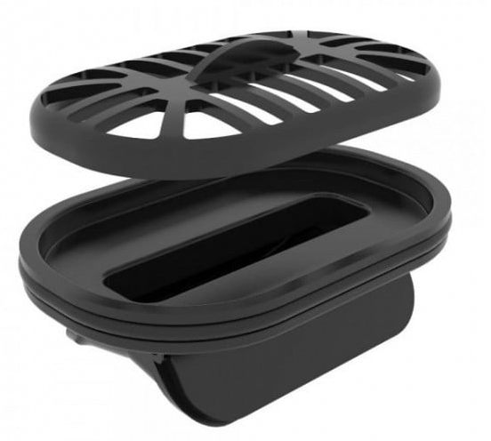 Душевой лоток Pestan Confluo Premium Line White Glass Gold