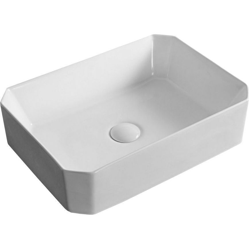 Раковина керамическая накладная Belbagno 49x38, BB1386