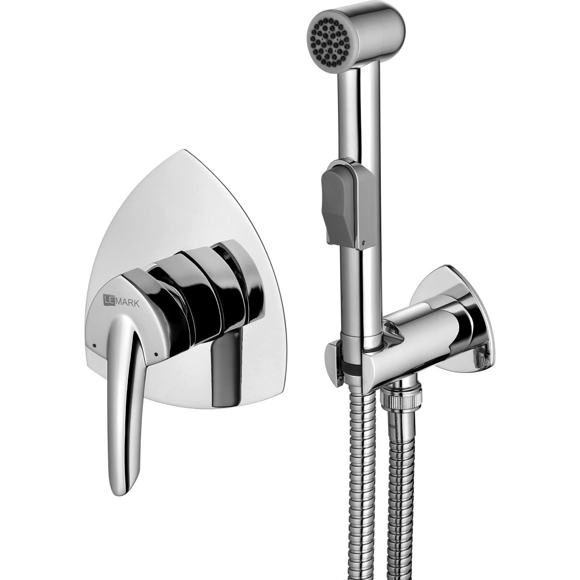 Смеситель с гигиеническим душем встраиваемый Lemark Mars, LM3519C