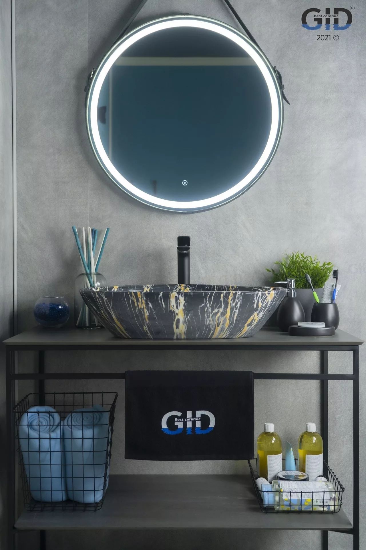 Умывальник Gid MNC207 59x39, 54428