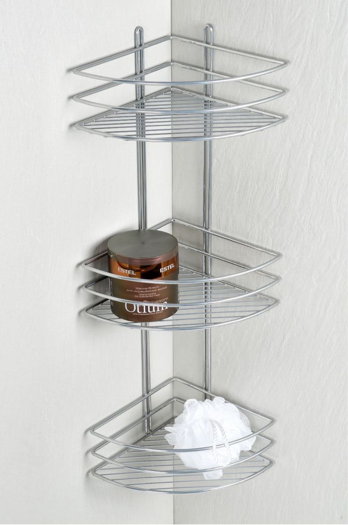 Полка угловая трехэтажная Fixsen, FX-710-3