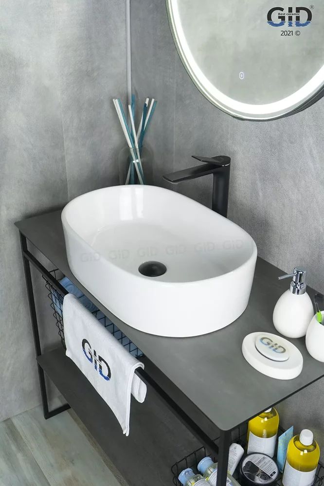 Умывальник Gid N9025 56x35, 51111