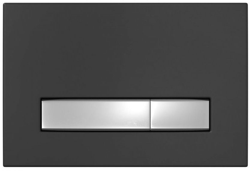 Инсталяция для скрытого монтажа унитаза Berges АТОМ Line 410 кнопка черная SoftTouch/хром, 040342