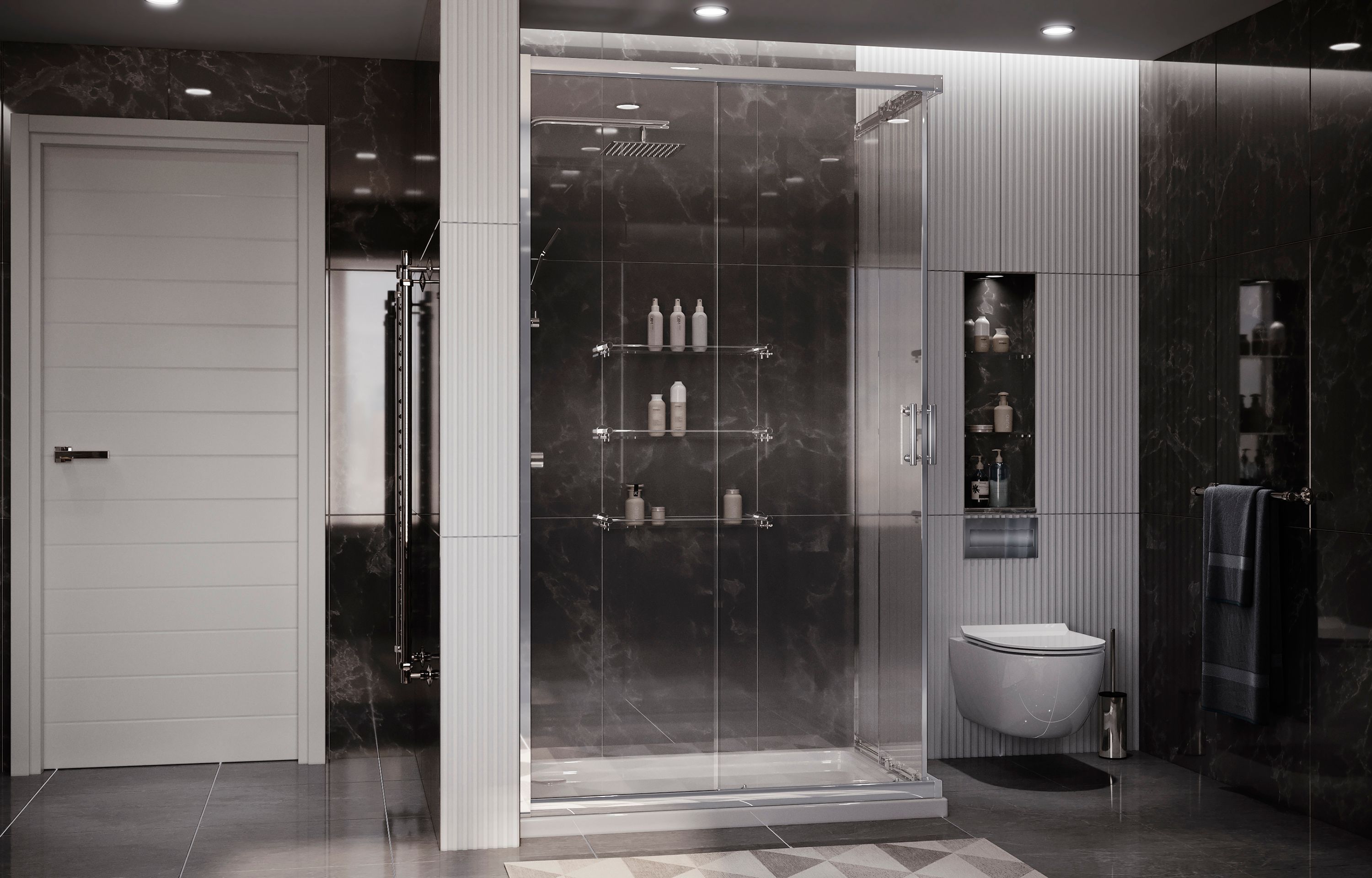 Прямоугольное душевое ограждение Ambassador Kingston