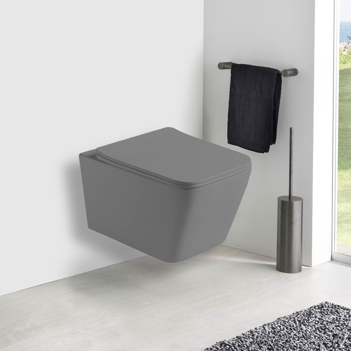 Унитаз подвесной безободковый Vincea Q-Line, VT1-12MG