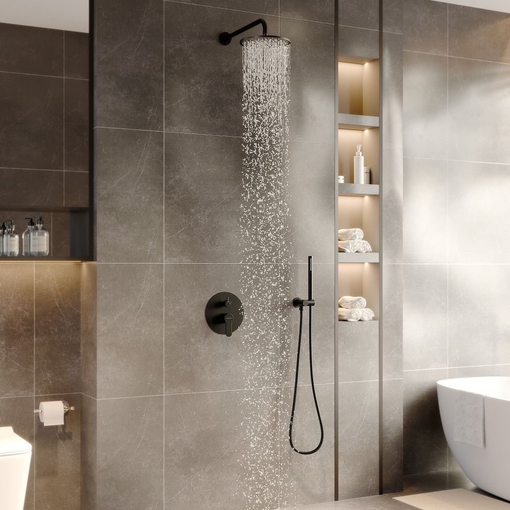 Душевой комплект Berges Nardis 2R Black, 071004