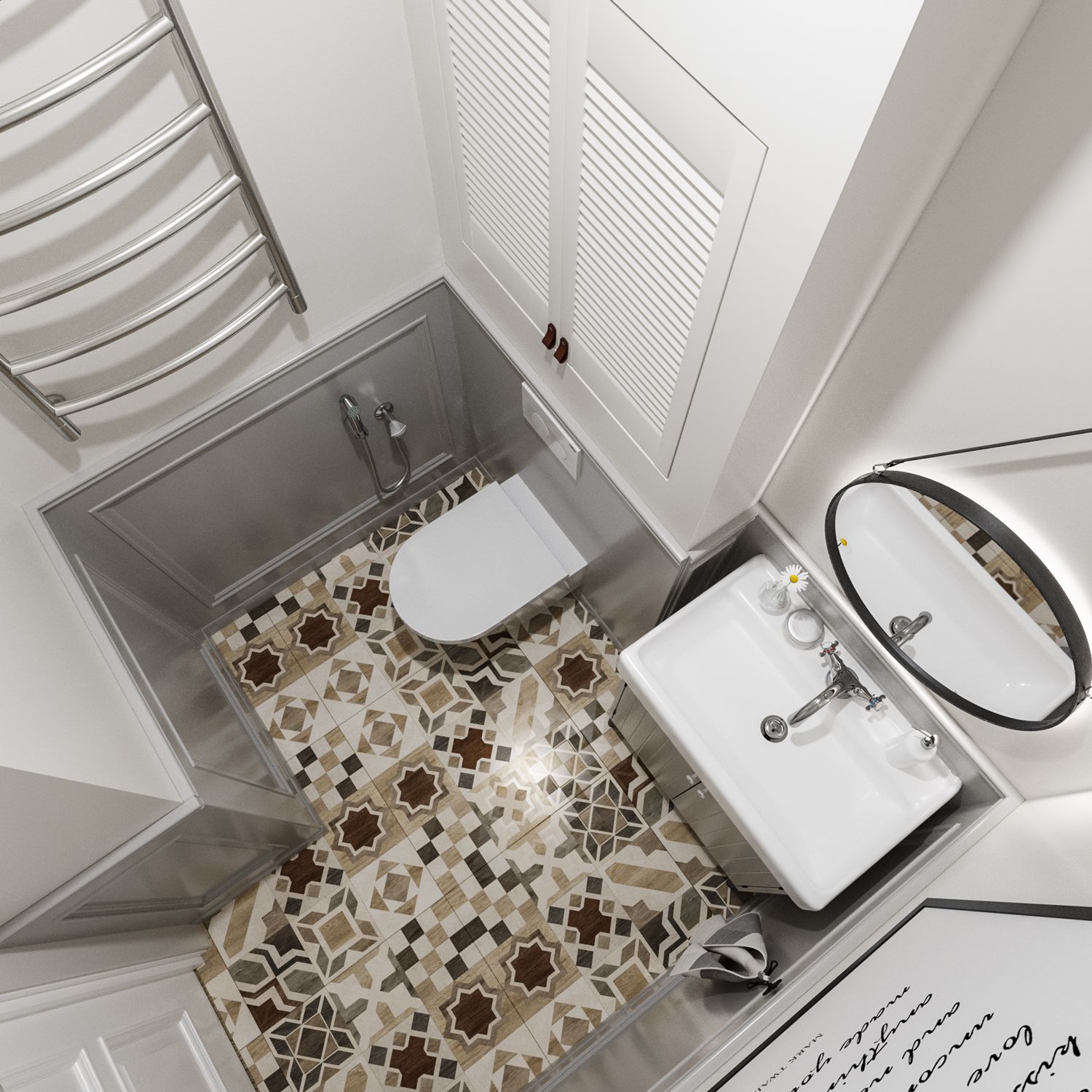 Подвесной унитаз Lavinia Boho Biore Compacto Rimless, 330402CR