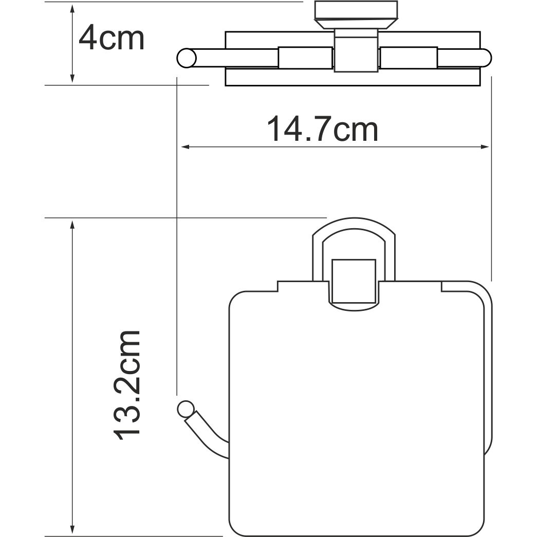 Держатель туалетной бумаги WasserKRAFT Oder, K-3025
