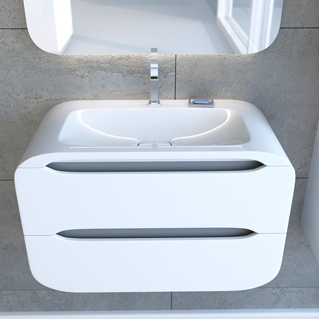 Раковина Andrea Neon 800, 80x40