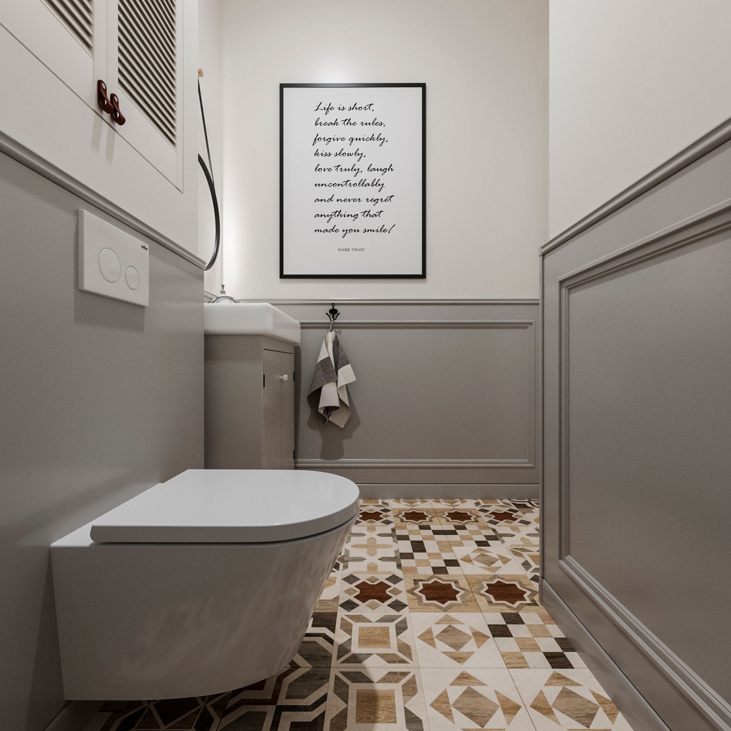 Подвесной унитаз Lavinia Boho Biore Rimless, 3304003R