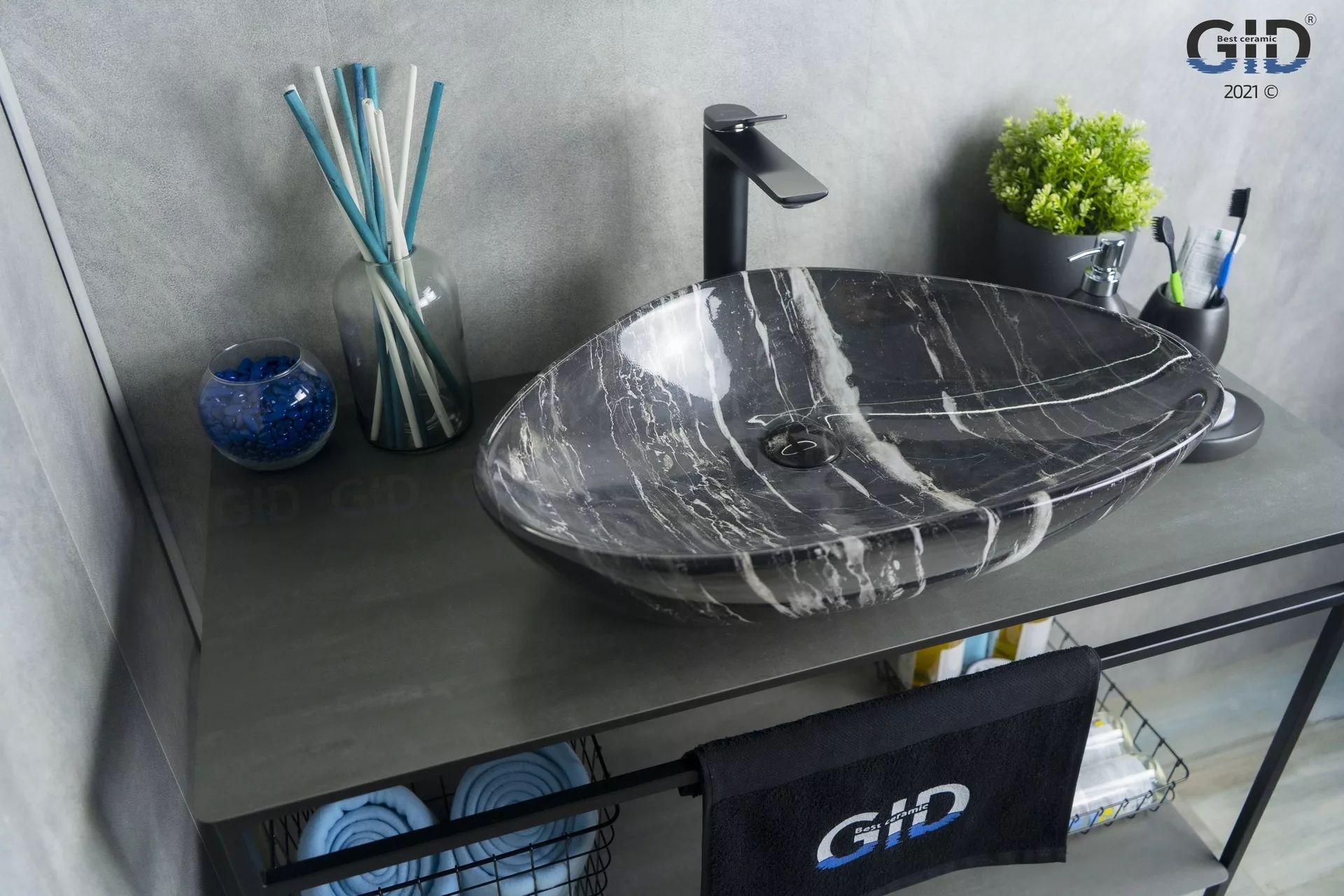 Умывальник Gid MNC206 59x39, 54427