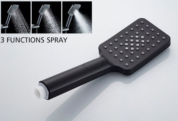 Смеситель для ванны черный Ledeme L3178B