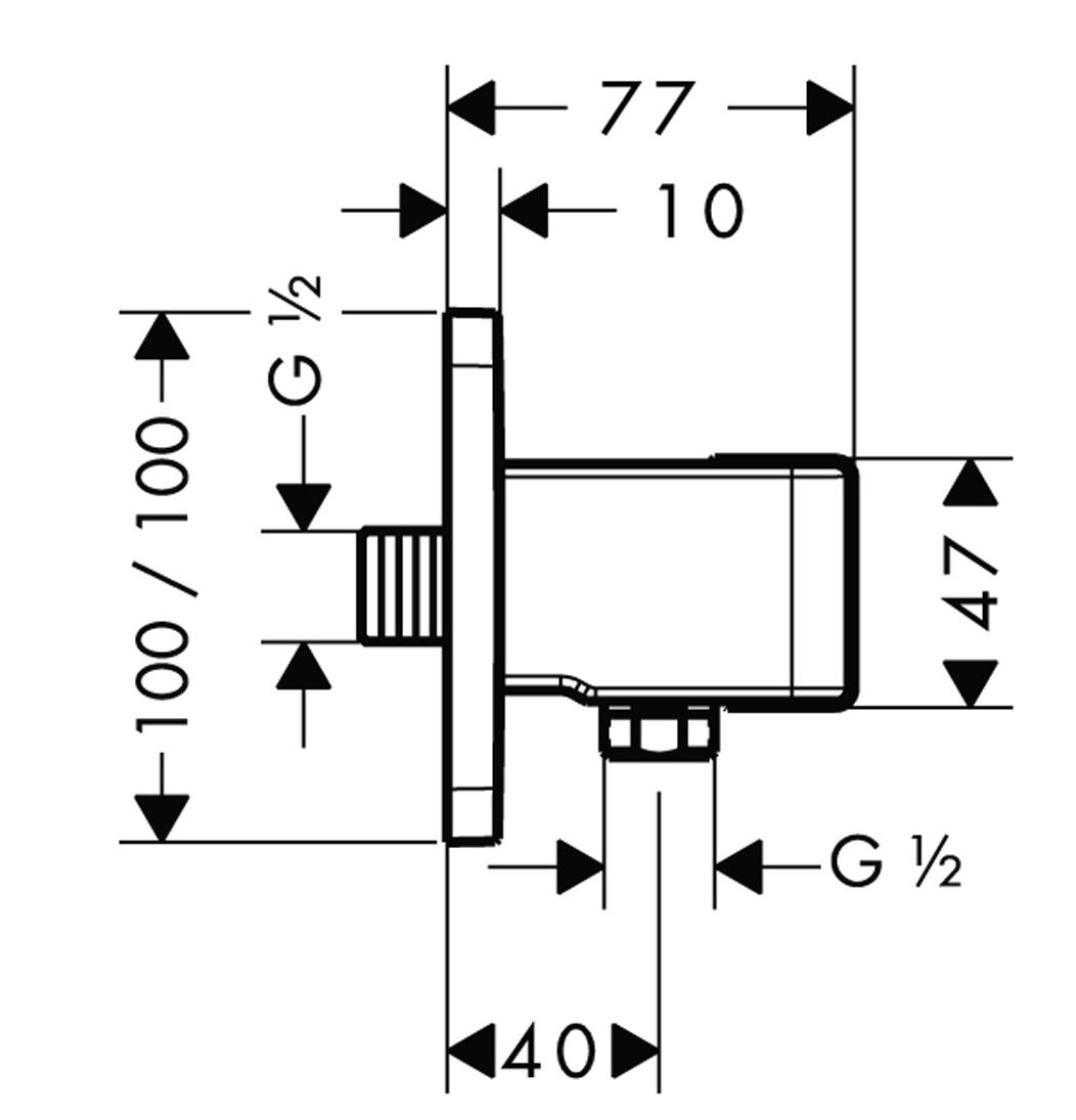 Держатель для ручного душа Axor Urquiola Porter, 11626000