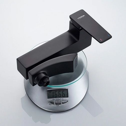 Смеситель для ванны черный Ledeme L3178B