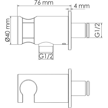 Подключение шланга WasserKRAFT, A135