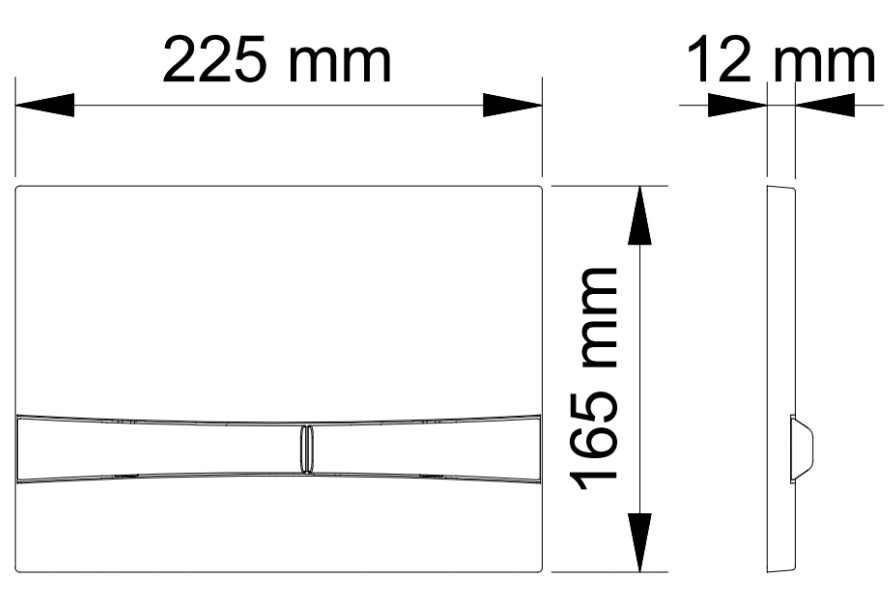 Кнопка для инсталляции Berges Novum F3, 040053