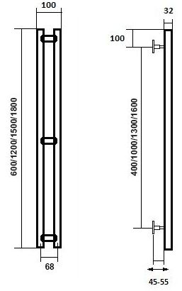 Полотенцесушитель Ростела Мини 2