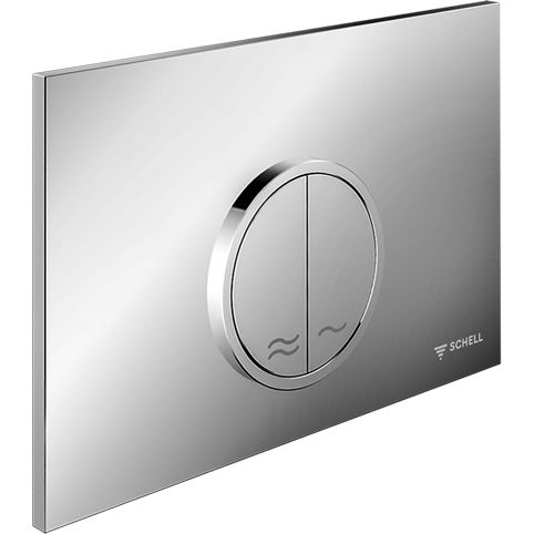 Кнопка смыва Schell Circum матовый хром пластик, 031196499
