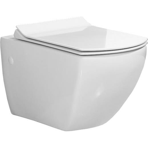 Чаша унитаза подвесного безободкового Belbagno Carina, BB514CHR