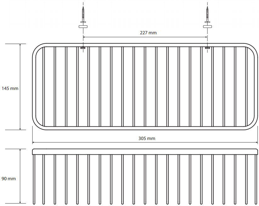 Мыльница 300 мм Bemeta Cytro, 146208262