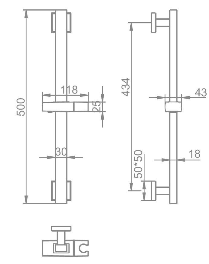 Душевая стойка Ledeme L78002-3