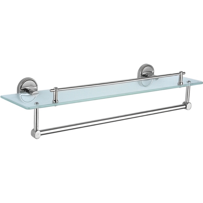 Полка с ограничителем и полотенцедержателем Ledeme L1907-4