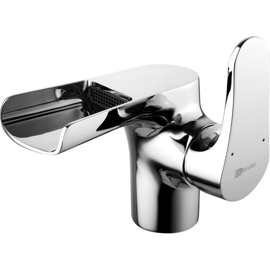 Смеситель для умывальника монолитный каскадный Lemark Shift, LM4346C