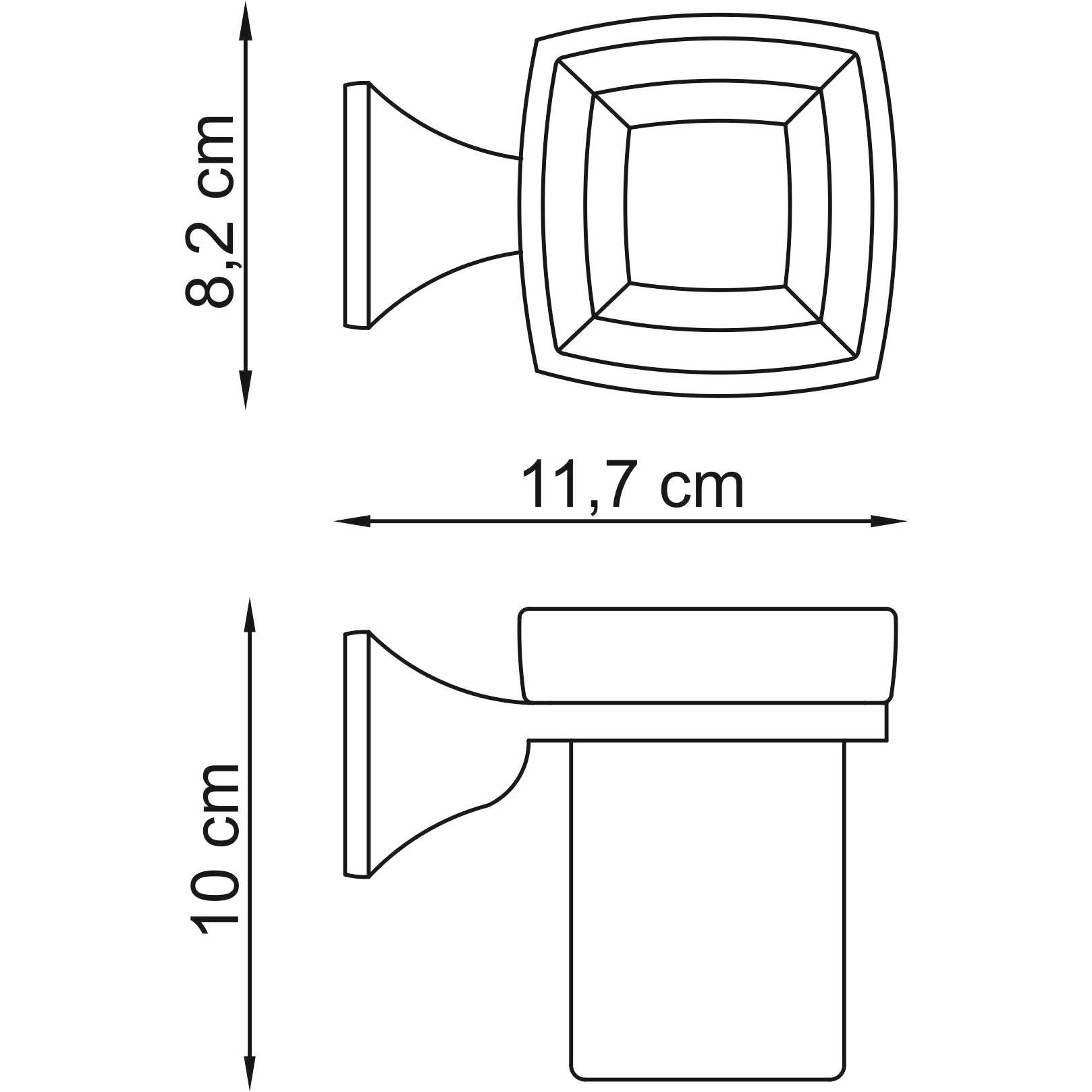 Подстаканник одинарный WasserKRAFT Wern, K-2528