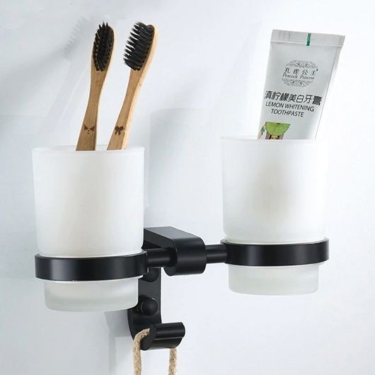 Держатель с 2 стаканами (черный) Ledeme L5508