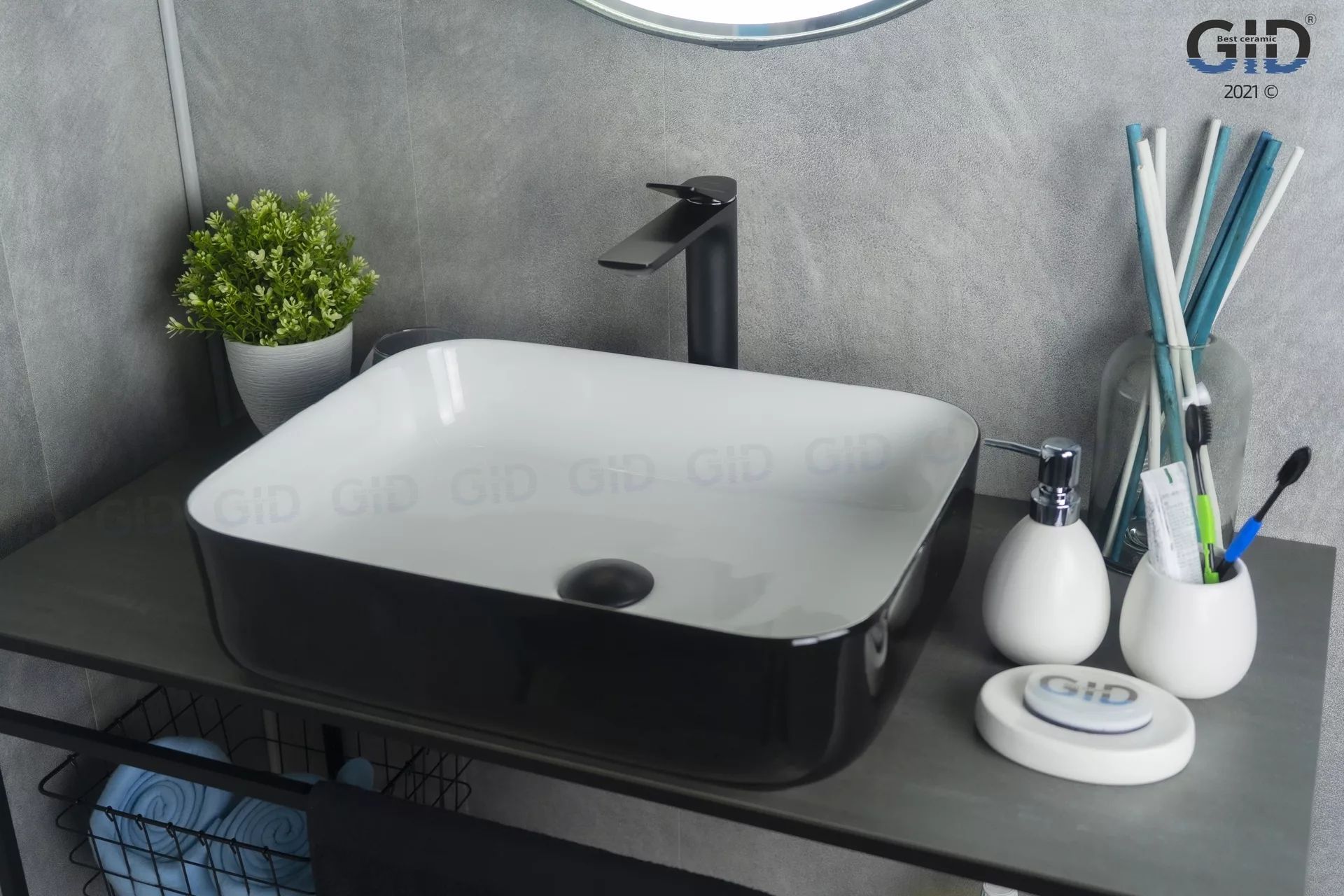 Умывальник Gid NC366 50x39, 52205