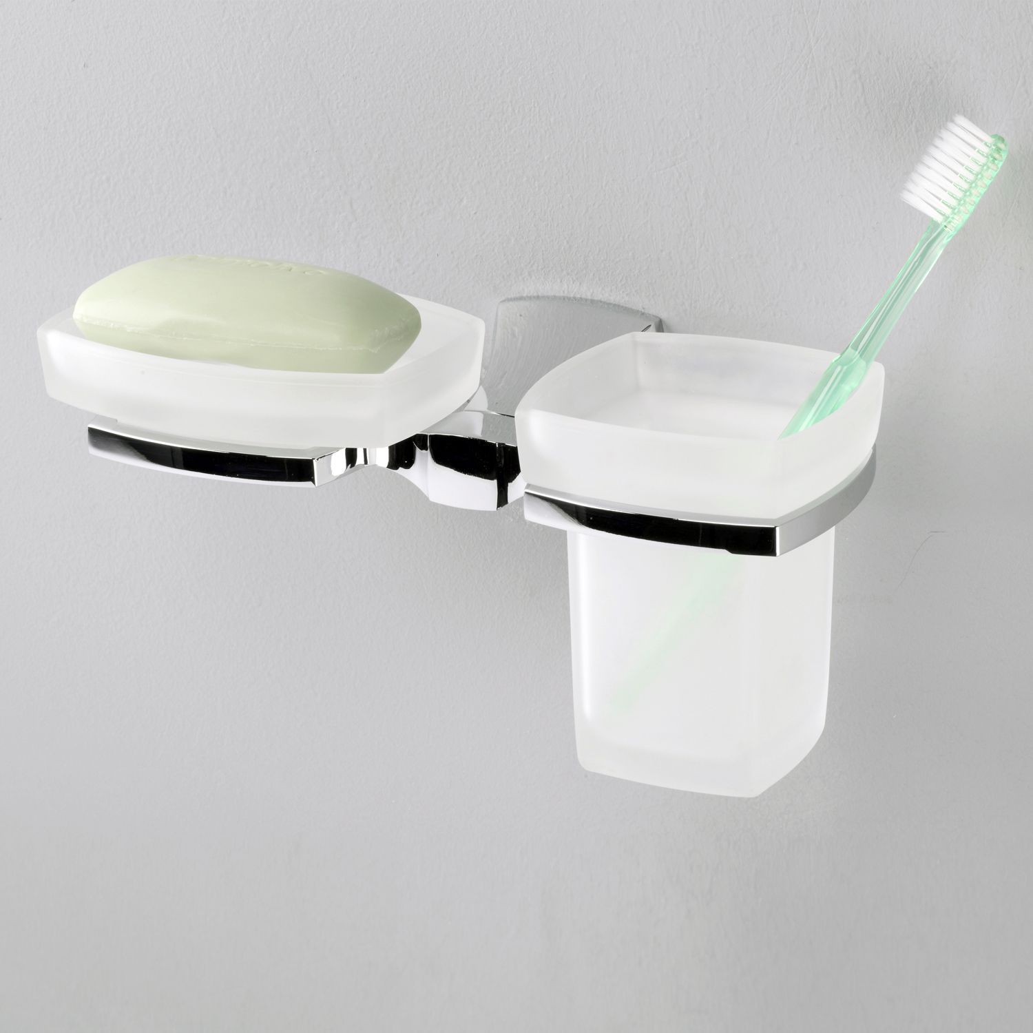 Держатель стакана и мыльницы WasserKRAFT Wern, K-2526