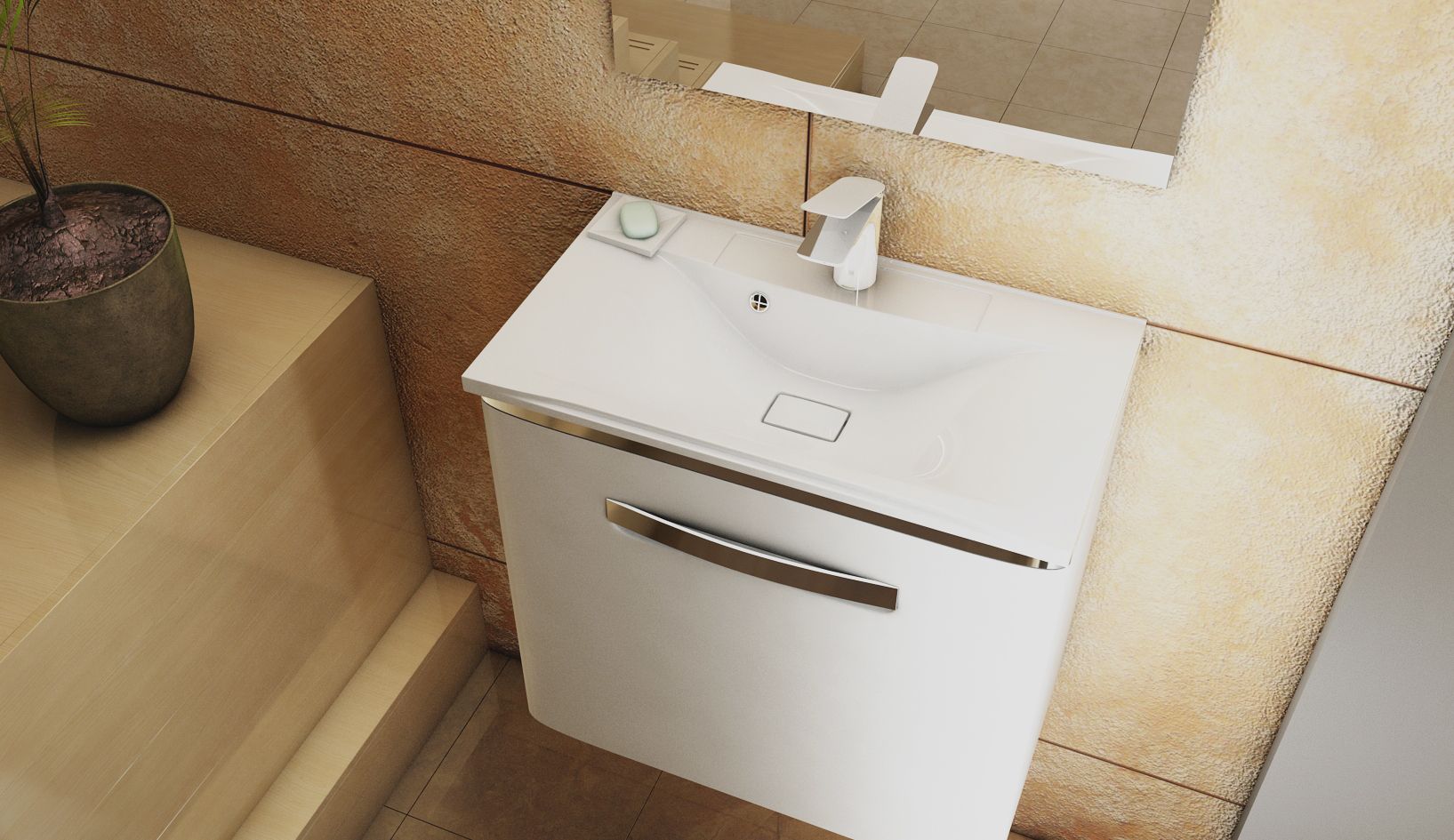 Раковина Andrea Elen 650, 65x45