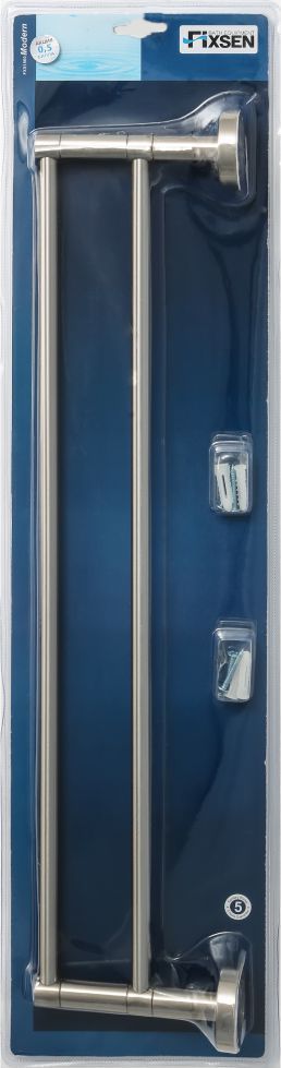 Полотенцедержатель трубчатый 2-ой Fixsen Modern 60 см, FX-51502