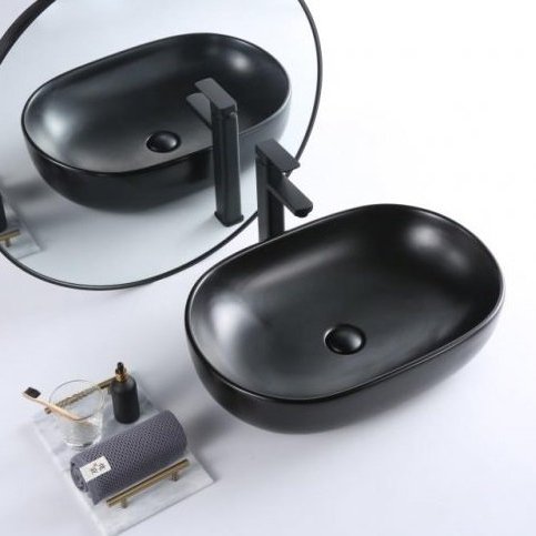 Раковина керамическая накладная Belbagno 60x42, BB1084-H301