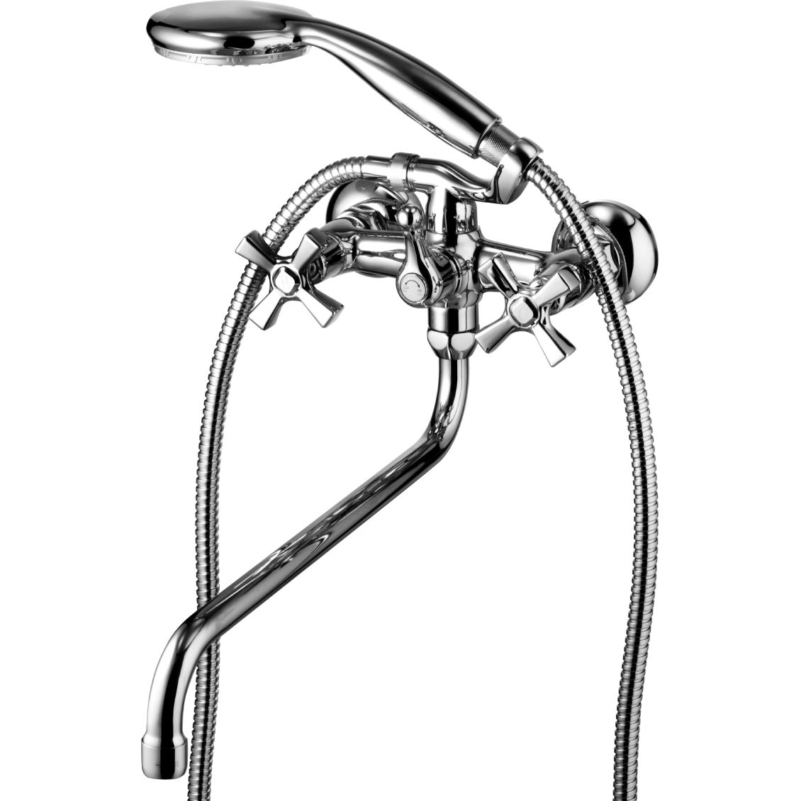 Смеситель универсальный с круглым изливом 350 мм Lemark Benefit, LM2551C