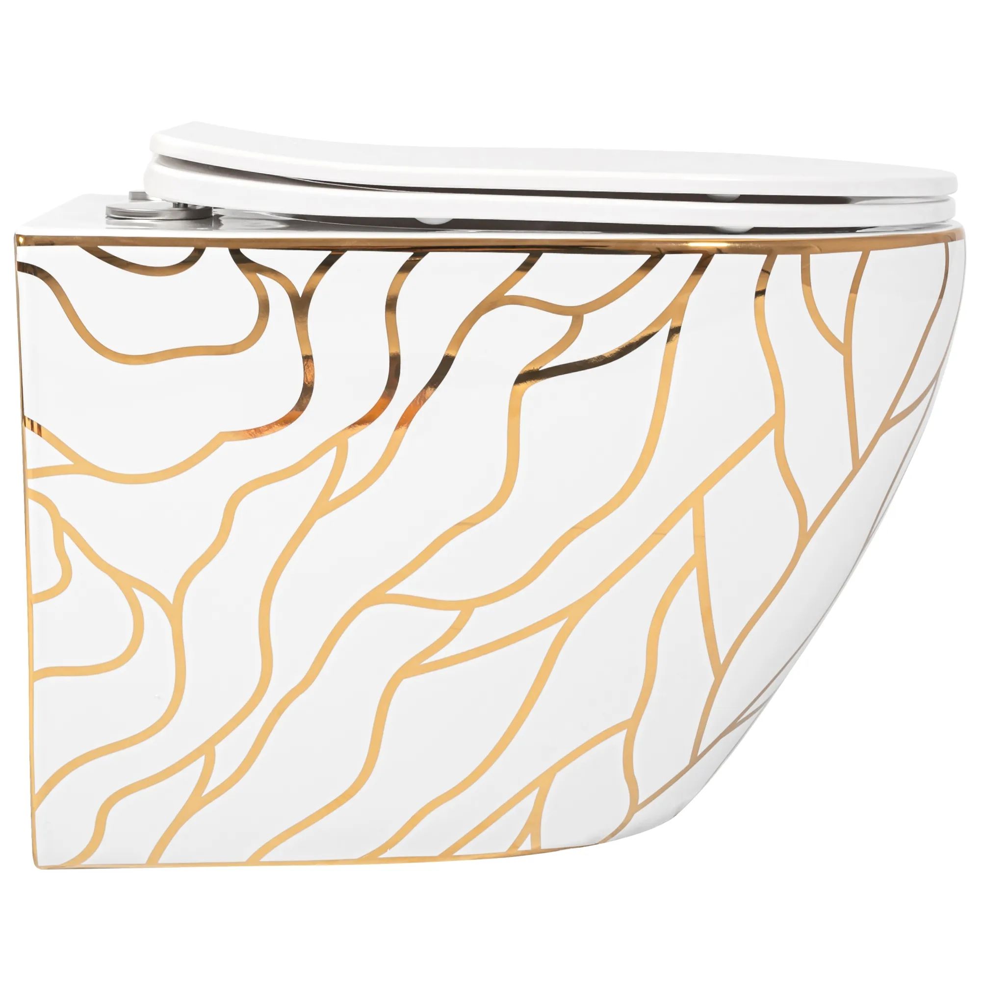 Унитаз подвесной Rea Carlos Duroplast Flat Wave, REA-C8767