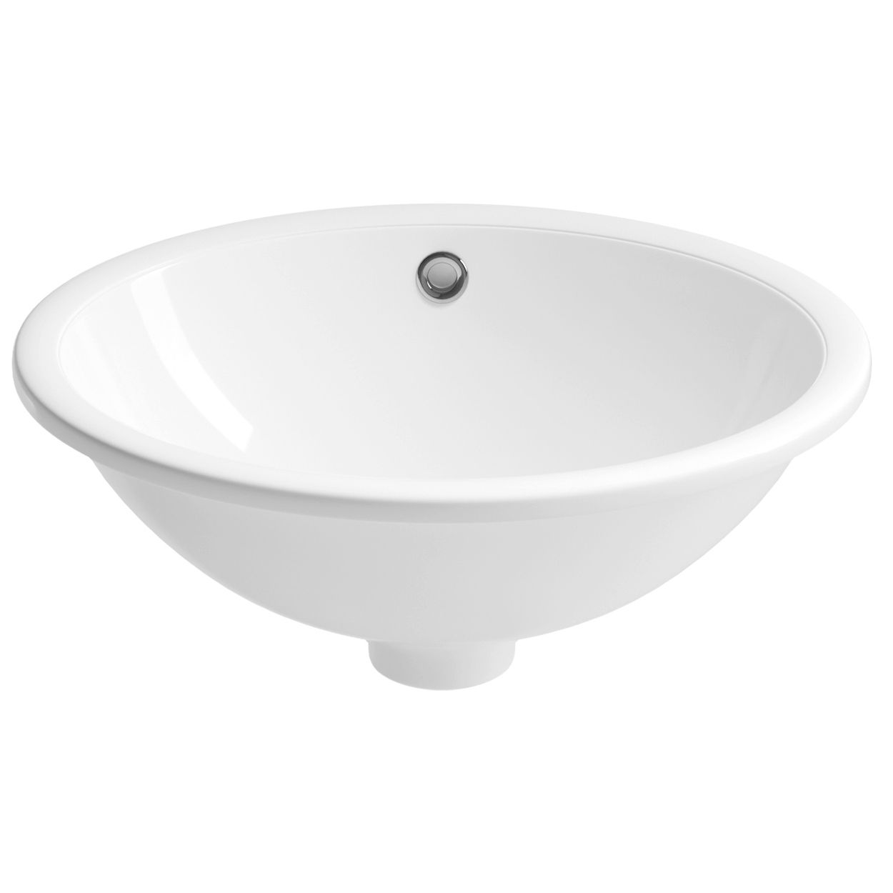 Встраиваемая снизу раковина Wellsee Petrichor 48x38, 151701000