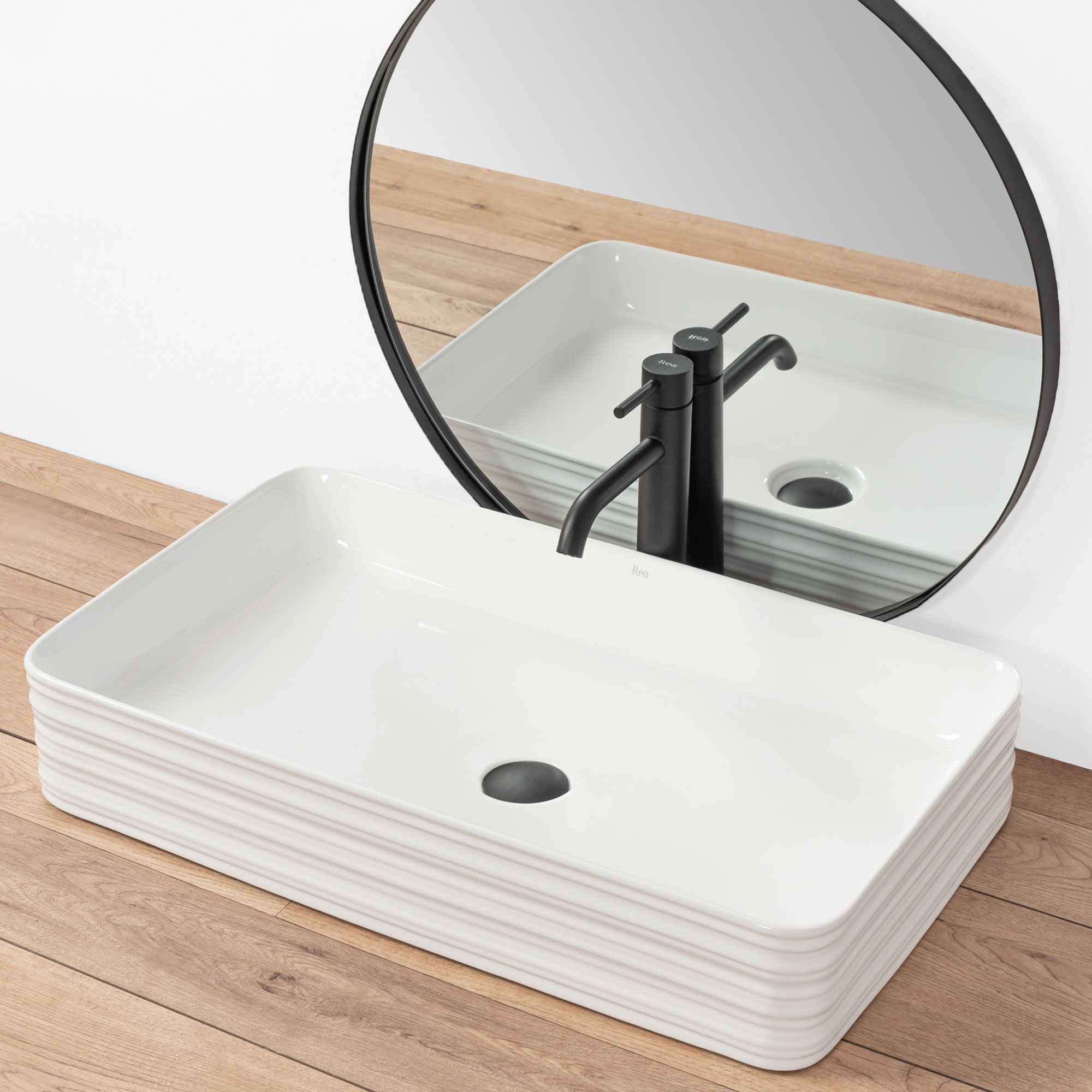 Умывальник Rea Mezo 66.5x37, REA-U7902