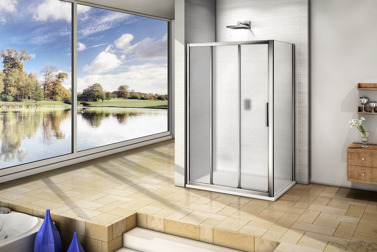 Душевой уголок Good Door ORION WTW+SP-140x90-G-CH